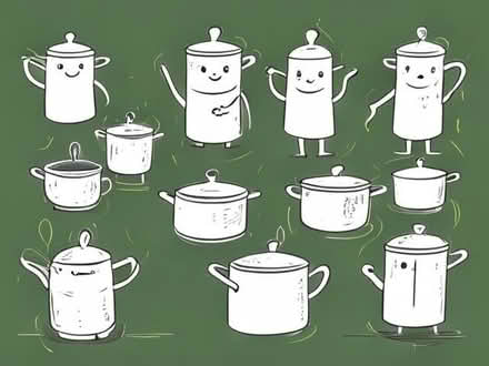 Photo of a setof cooking pots and pan.handblender (Southall UB2) #1