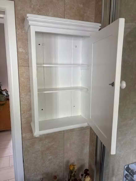 Photo of free Wall cupboard - pine painted white (Stanpit BH23) #2