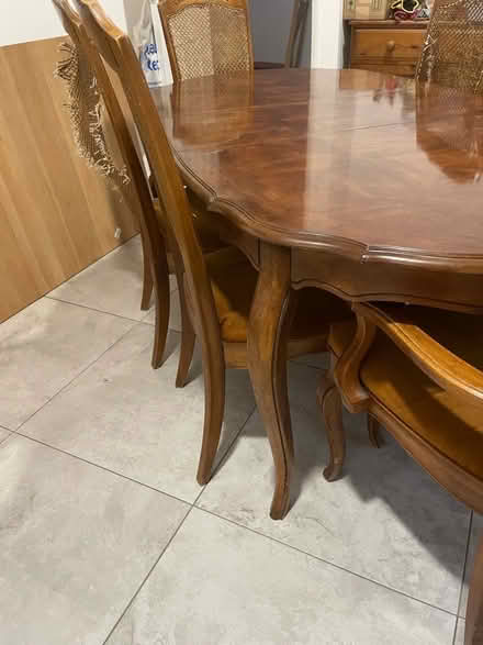 Photo of free Dining table - extendable - 6 chairs (Hampden Park BN22) #1