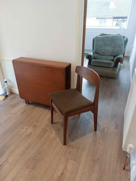 Photo of free Mid century dining table 4 chairs (CH61) #1