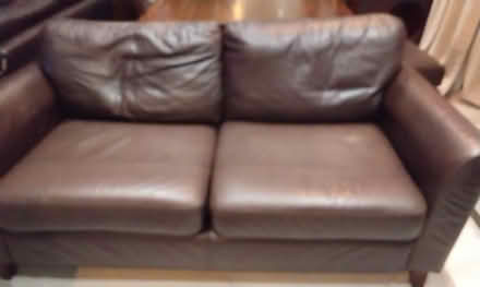 Photo of free 2 seater leather sofa (Northolt UB5 6) #1