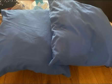 Photo of free Large cushions with covers x 2 (Cheshunt En8) #1