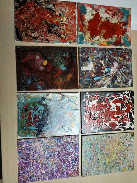 Photo of free Small splatter paintings (Digbeth B5) #1
