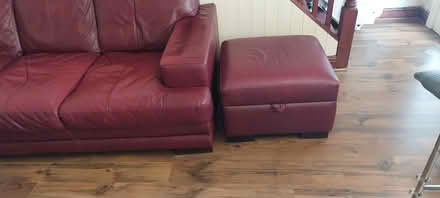 Photo of free Leather corner unit and buff (Runcorn) #2