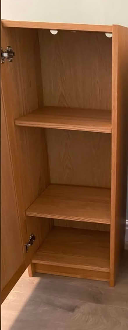 Photo of Ikea oxberg bookcase with door oak (London, NW4) #2