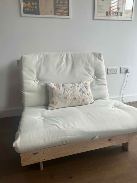 Photo of free Single Futon bed with wood frame (Elephant & Castle SE17) #3
