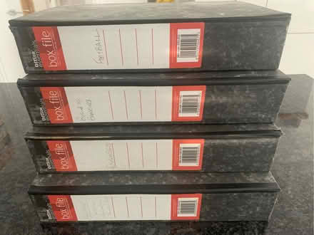 Photo of free 4 Box Files & 8 Lever Arch Files (Kingsteignton TQ12) #1