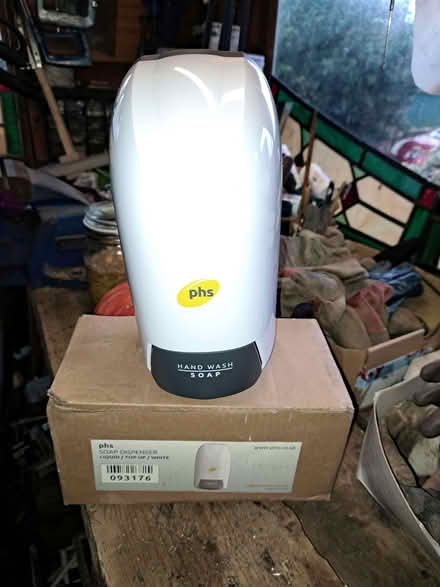 Photo of free PHS soap dispenser NEW (Highfield NE39) #1