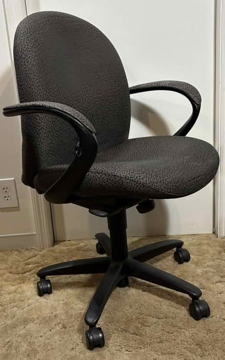 Photo of free Haworth Gray Black Office Chair (Madison) #1