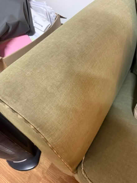 Photo of free Comfy green sofa (SW18 4TQ) #3