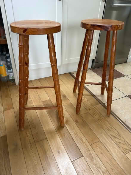 Photo of free Pine bar stools (Netherfield, Kendal LA9) #1
