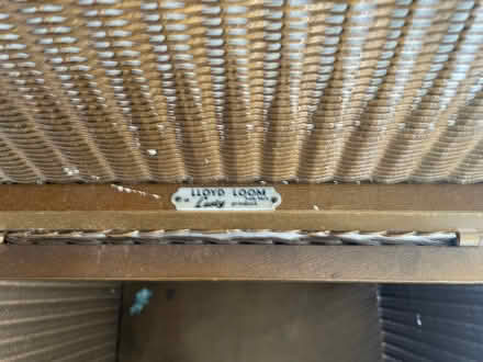 Photo of free Lloyd Loom clothes basket (Sutton Pools OX14) #2