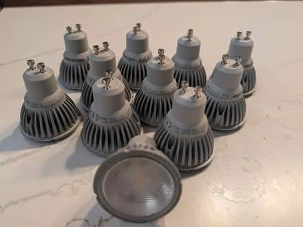 Photo of free 11 led GU10 spotlight bulbs (Woodham, Woking) #1