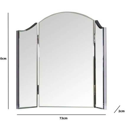 Photo of free Melody Maison vintage style dressing table triple mirror (Welwyn Garden City AL8) #2