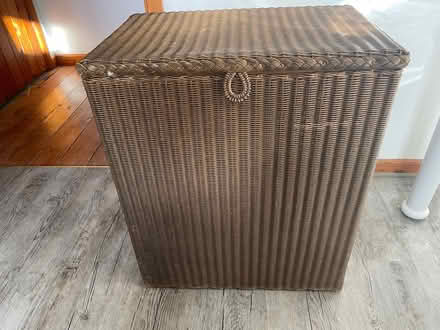 Photo of free Lloyd Loom clothes basket (Sutton Pools OX14) #1