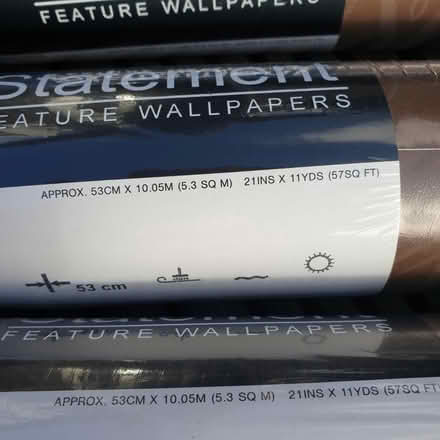 Photo of free 4 rolls of brown & gold wallpaper (Parkstone, Poole, BH14) #3