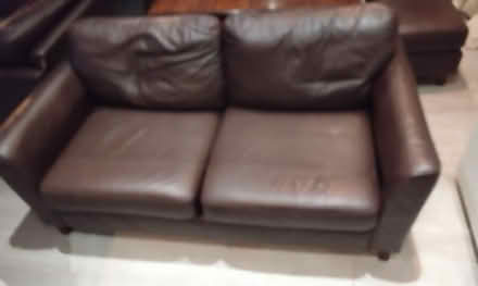 Photo of free 2 seater leather sofa (Northolt UB5 6) #2