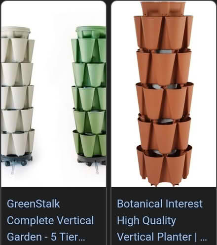 Photo of Greenstalk vertical planter w/wheel (Santa Cruz county) #1