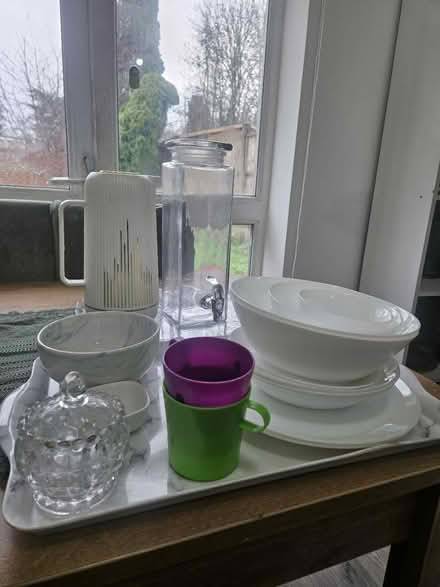 Photo of free Plates bowls kittle jug (Enfield N18) #2