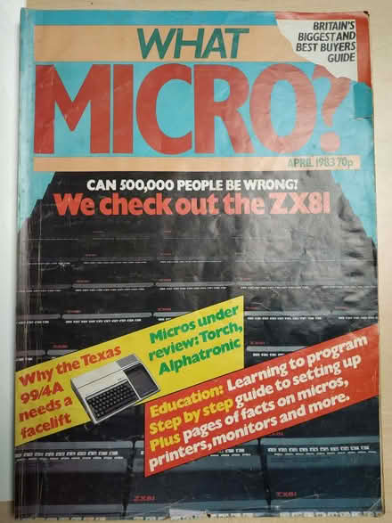 Photo of free What Micro magazine (Digbeth B5) #1