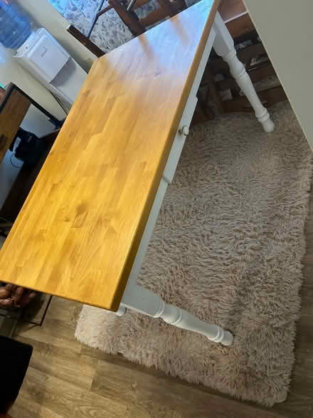 Photo of free Kitchen table and chairs and lamp (Holbrook) #3