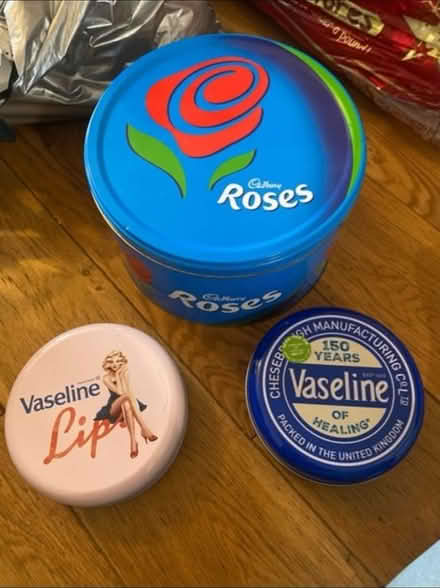 Photo of free Empty Tins x 3 (Cheshunt En8) #1