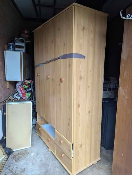 Photo of free 3 door wardrobe with drawers (Nesfield) #1