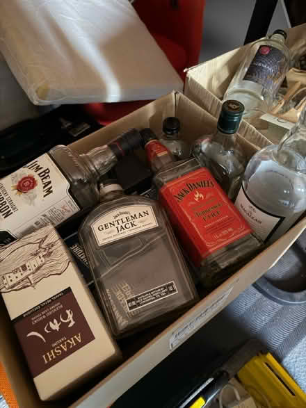 Photo of free Empty Whiskey Bottles (Albert Village DE11) #2