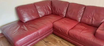 Photo of free Leather corner unit and buff (Runcorn) #1