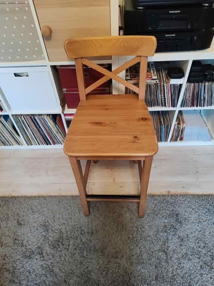 Photo of free IKEA Large Wooden Bar Stool (Nottingham NG7) #2