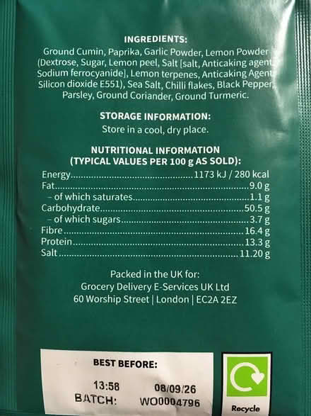 Photo of free Spice mix (Near Old Street Station) #2