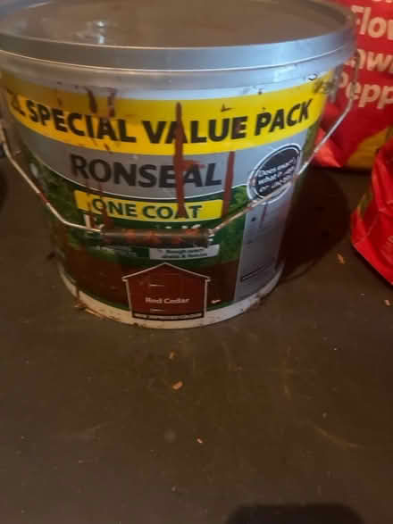 Photo of free Fence paint (Colwyn Bay) #1