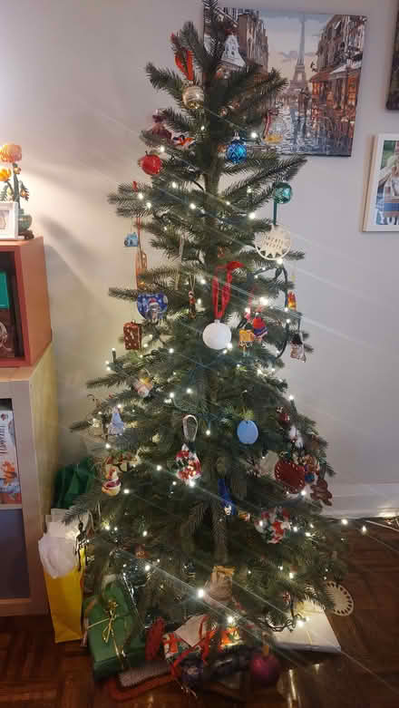 Photo of free 7" artificial Christmas tree (Beaches, Toronto) #1