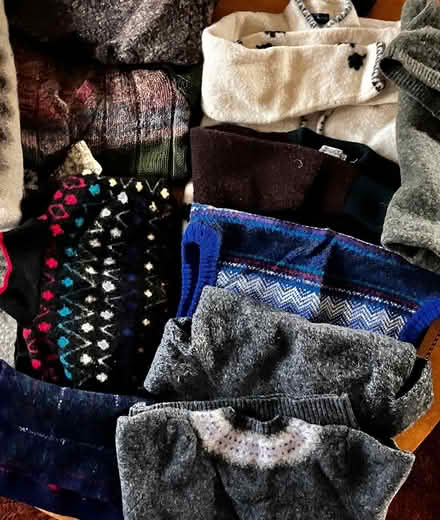 Photo of free Felted Wool Sweaters for Crafting (Sunland) #1