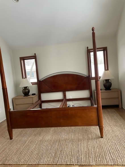 Photo of free Four poster bed frame / side tables (Plymouth mn) #2