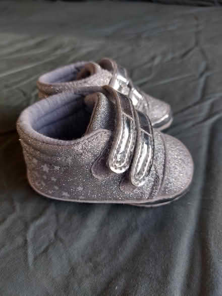 Photo of free New - Chicco Baby silver shoes (Commons Road) #2