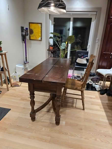 Photo of free Large Drop Leaf Dining Table (Vanier north) #2