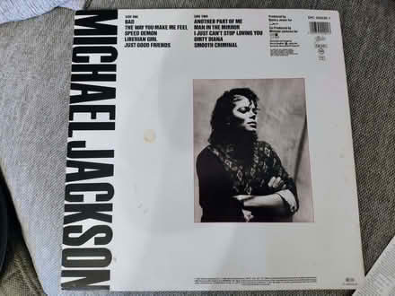 Photo of free Michael Jackson Bad 12" vinyl album (West Wick BS24) #3