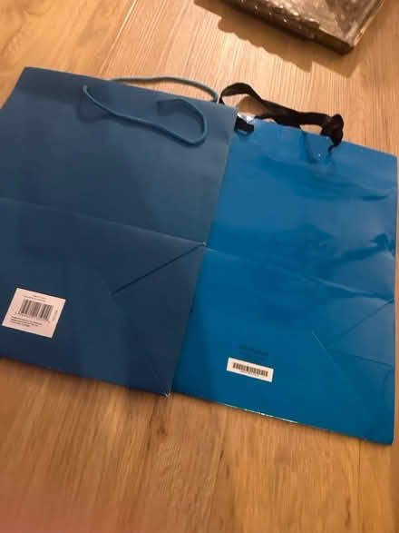 Photo of free Blue gift bags (East molesey) #2
