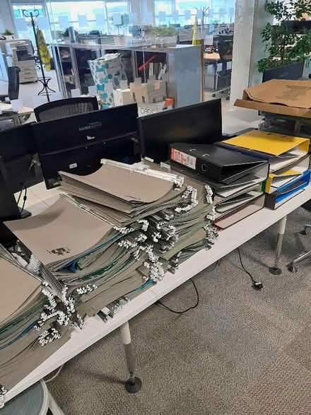 Photo of free Lever arch files and hanging files (Chineham RG24) #1