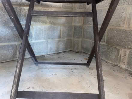 Photo of free Wooden garden table. (Sutton Pools OX14) #2