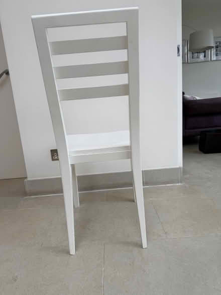 Photo of free White wooden chair (Wimbledon SW19) #3
