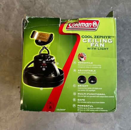 Photo of free Camping tent, fan and light (Berryessa) #2