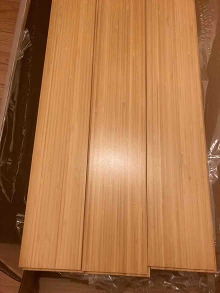Photo of free 4.2 square metres of bamboo flooring in two full boxes (Ravenscourt Park W6) #1