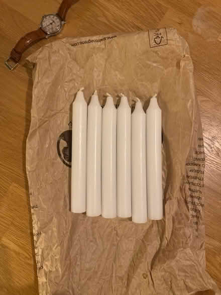 Photo of free Candles and holder (Harringay N4) #1