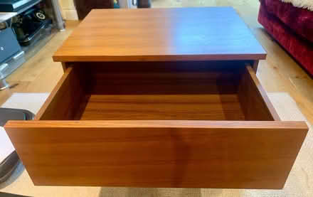 Photo of free Pair of wood bedside tables (Cobham Tilt KT11) #3