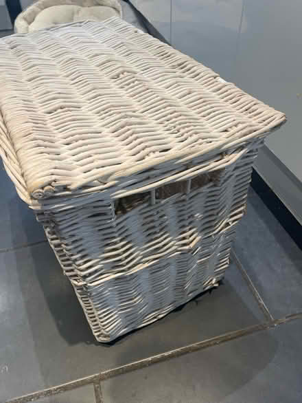 Photo of free White wicker basket (Branksome, BH12) #2