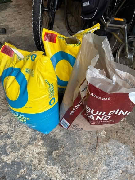 Photo of free 2 bags of Mastercrete cement and 1 bag of building sand (Formby L37) #1