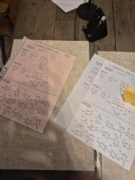 Photo of free Pythagoras Worksheet (Becontree RM8) #3