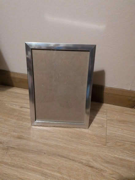Photo of free A4 silver coloured photo frame (Stoneybank EH21) #1